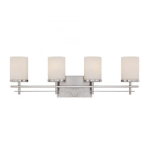Load image into Gallery viewer, Colton 4-Light Bathroom Vanity Light in Satin Nickel