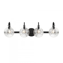 Load image into Gallery viewer, Addison 4-Light Bathroom Vanity Light in Matte Black