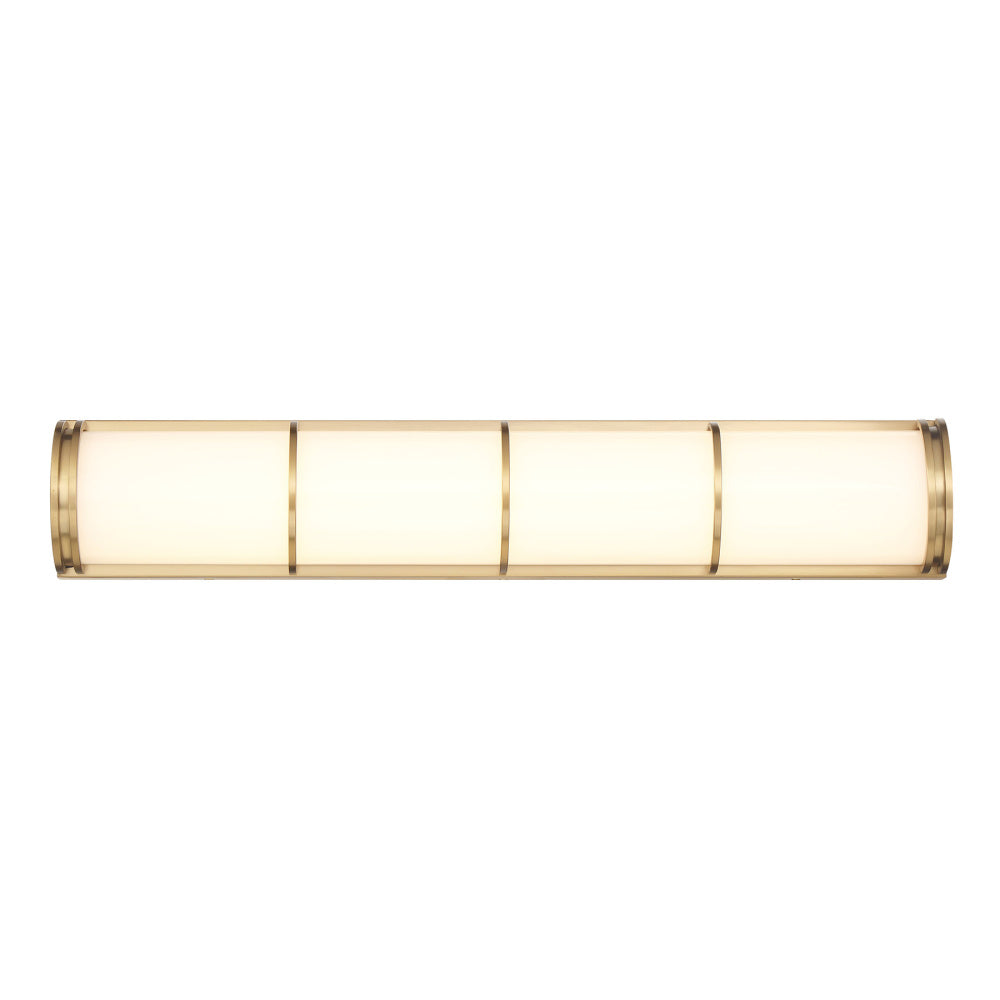 Harper LED Bathroom Vanity Light in Warm Brass