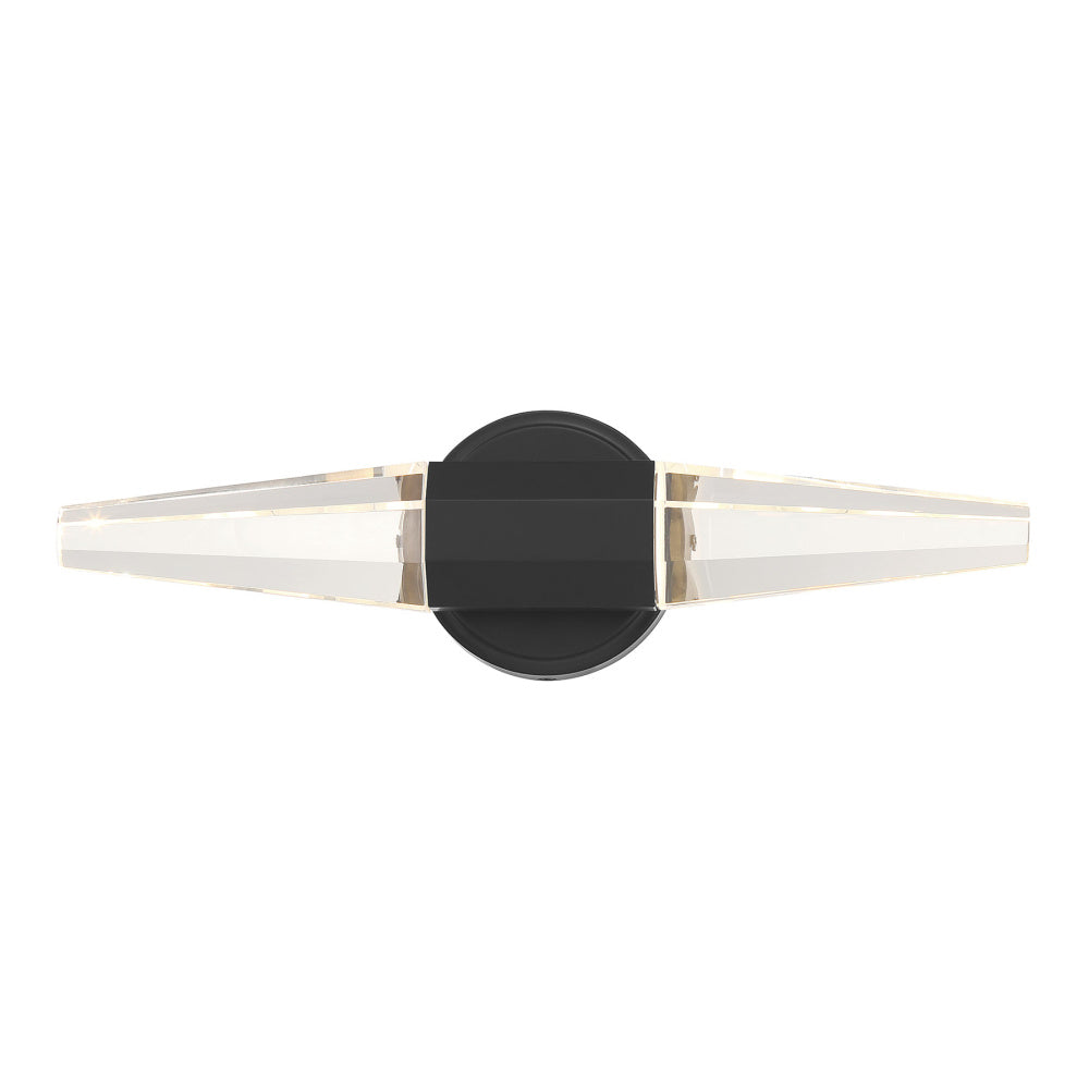 Beaumont LED Bathroom Vanity Light in Black Lustre