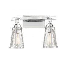 Load image into Gallery viewer, Albany 2-Light Bathroom Vanity Light in Polished Chrome