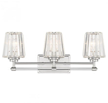 Load image into Gallery viewer, Garnet 3-Light Bathroom Vanity Light in Polished Nickel