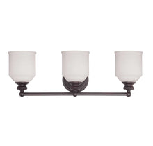 Load image into Gallery viewer, Melrose 3-Light Bathroom Vanity Light in English Bronze
