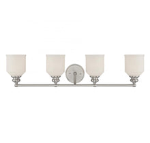 Load image into Gallery viewer, Melrose 4-Light Bathroom Vanity Light in Satin Nickel