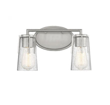 Load image into Gallery viewer, Sacremento 2-Light Bathroom Vanity Light in Satin Nickel