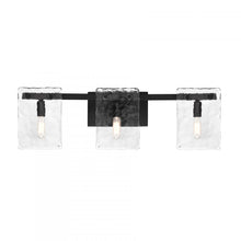 Load image into Gallery viewer, Genry 3-Light Bathroom Vanity Light in Matte Black