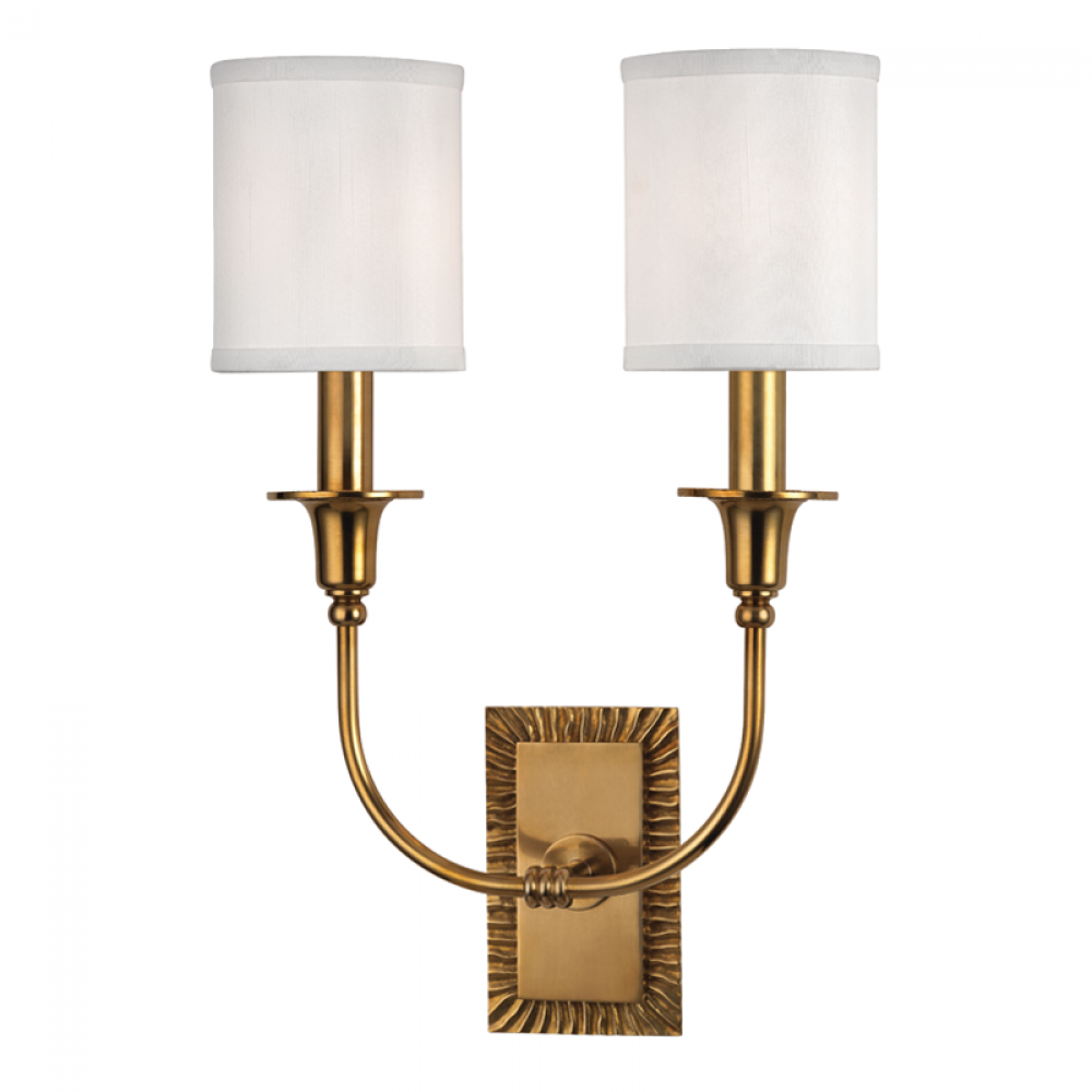 2 LIGHT WALL SCONCE