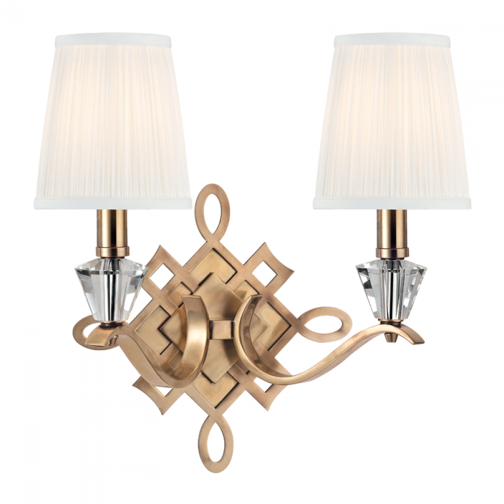 2 LIGHT WALL SCONCE