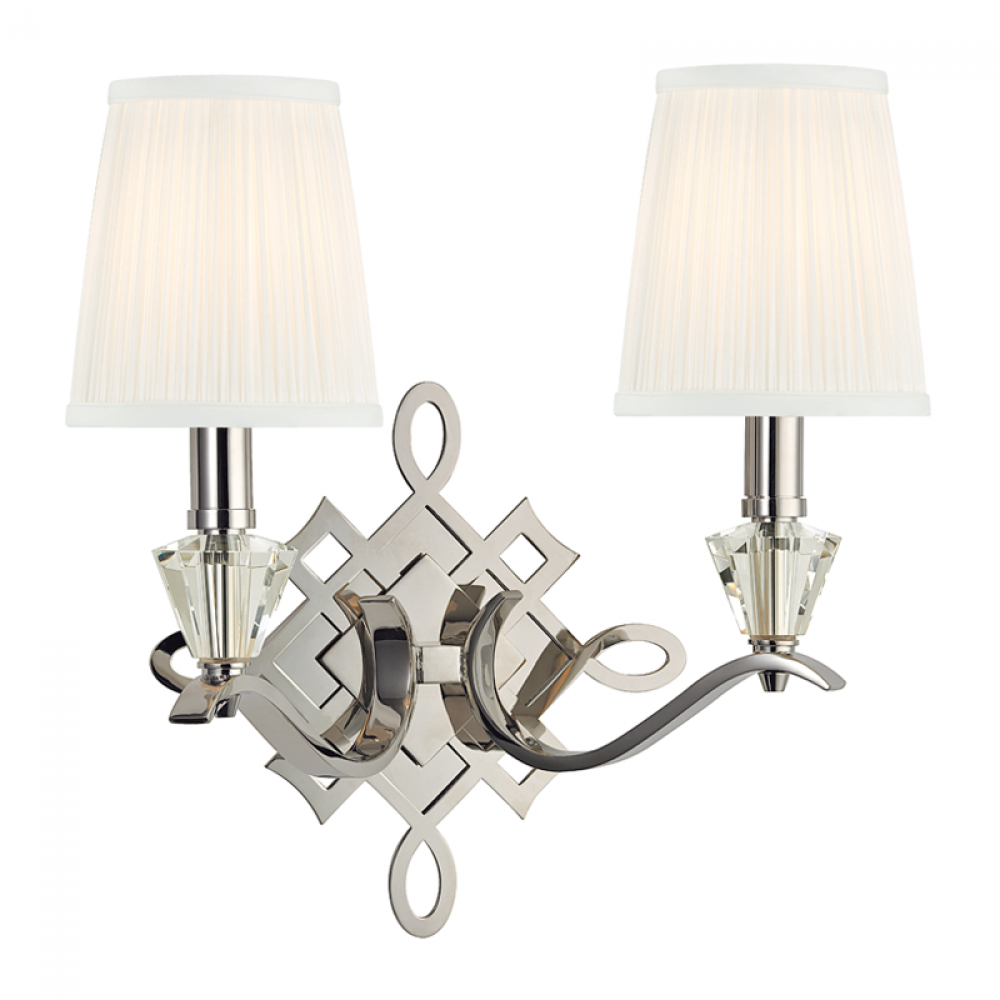 2 LIGHT WALL SCONCE