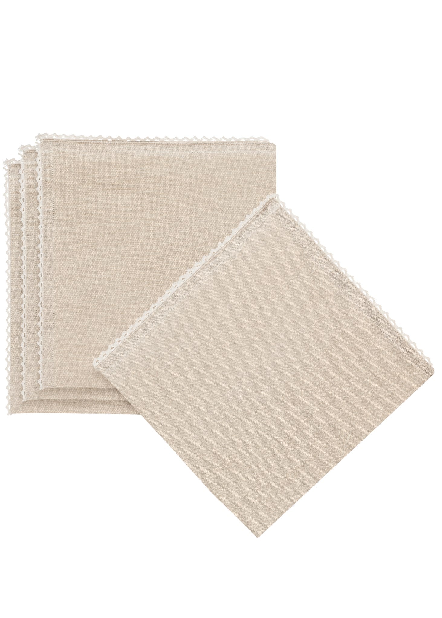Set of Four Cotton Napkins - by Accents De Ville