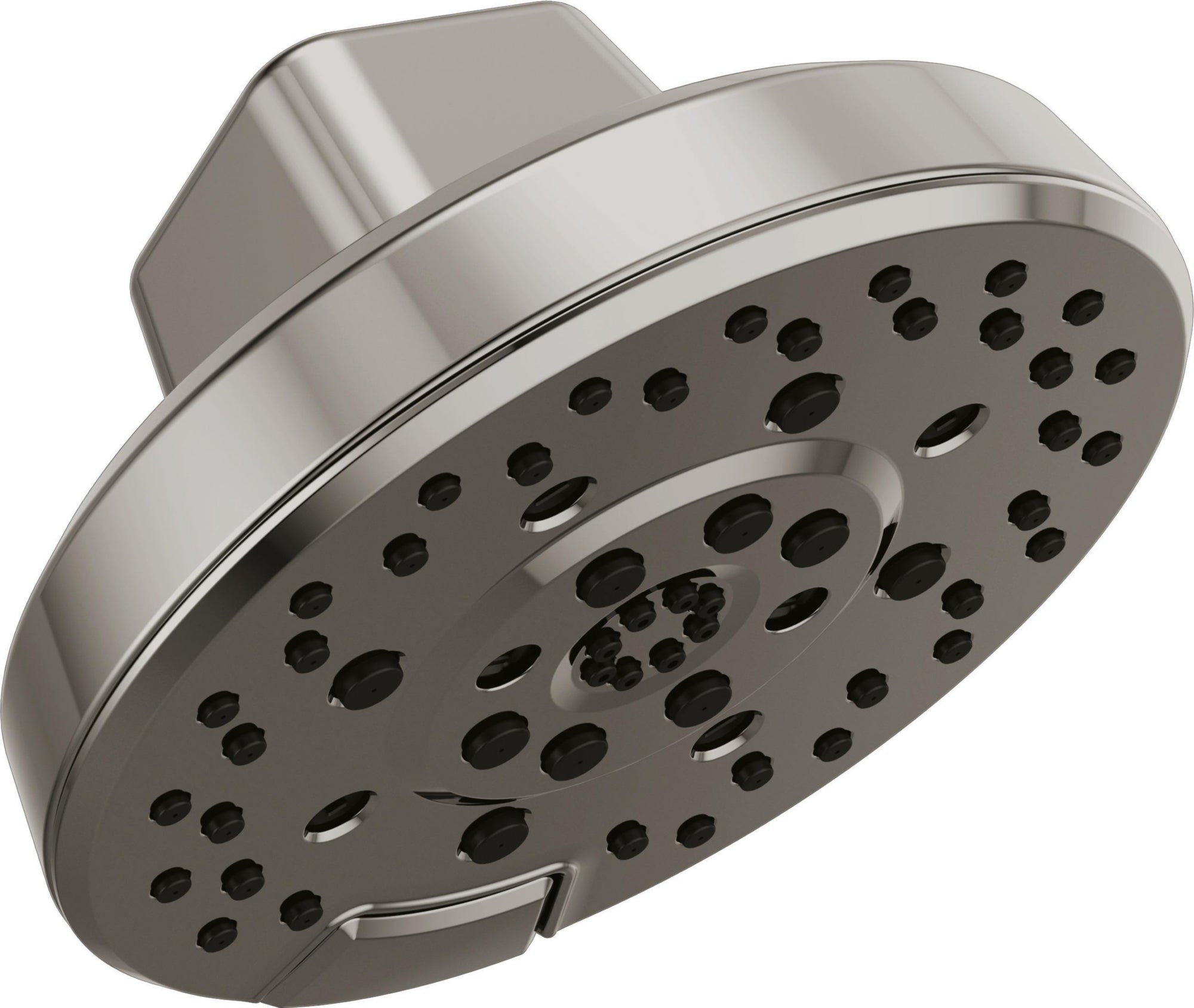 4-FUNCTION RAINCAN SHOWERHEAD WITH H2OKINETIC TECHNOLOGY
