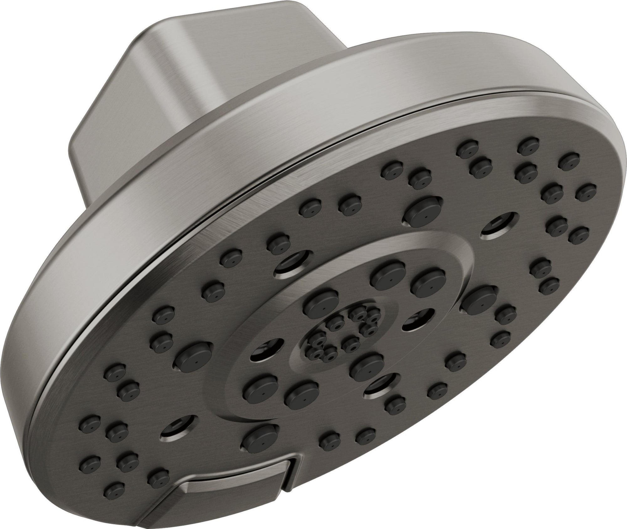 4-FUNCTION RAINCAN SHOWERHEAD WITH H2OKINETIC TECHNOLOGY