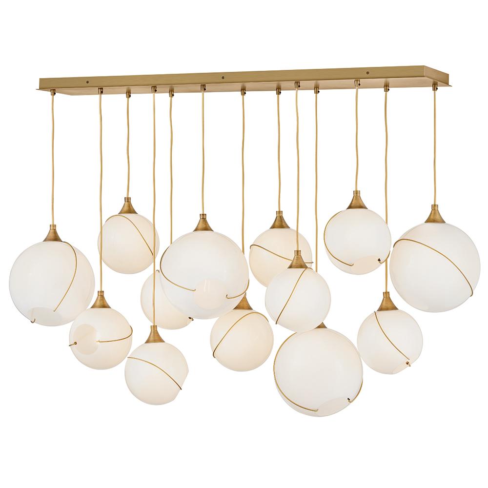 LARGE THIRTEEN LIGHT LINEAR