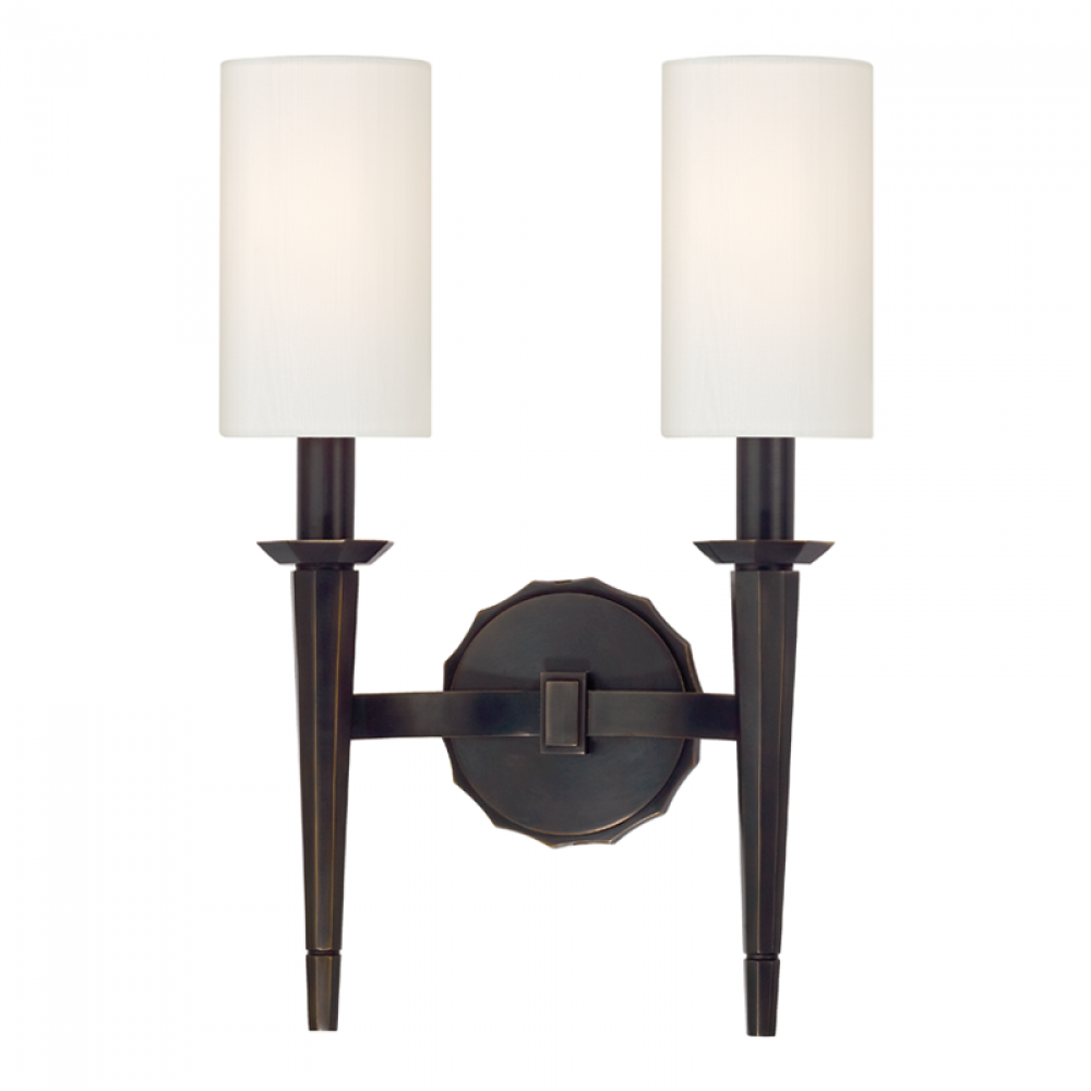 2 LIGHT WALL SCONCE