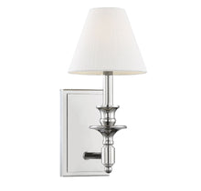 Load image into Gallery viewer, Washburn 1-Light Wall Sconce in Polished Nickel