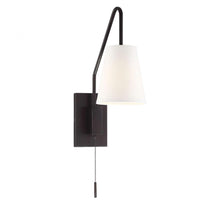 Load image into Gallery viewer, Owen 1-Light Adjustable Wall Sconce in English Bronze