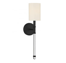 Load image into Gallery viewer, Fremont 1-Light Wall Sconce in Matte Black