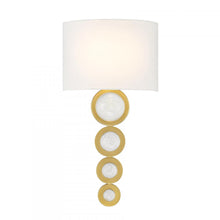 Load image into Gallery viewer, Marseille 1-Light Wall Sconce in Warm Brass