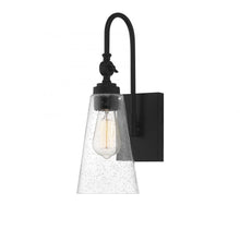 Load image into Gallery viewer, York 1-Light Adjustable Wall Sconce in Matte Black