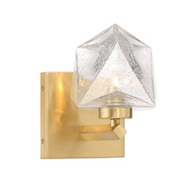 Load image into Gallery viewer, Castello 1-Light Wall Sconce in Warm Brass