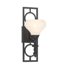 Load image into Gallery viewer, Allston 1-Light Wall Sconce in Matte Black