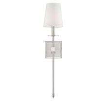 Load image into Gallery viewer, Monroe 1-Light Wall Sconce in Satin Nickel