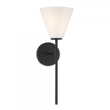 Load image into Gallery viewer, Blair 1-Light Wall Sconce in Matte Black