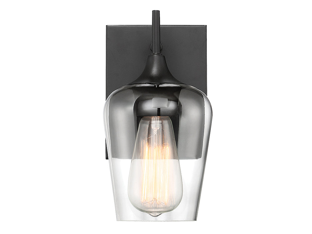 Octave 1-Light Wall Sconce in English Bronze