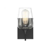 Load image into Gallery viewer, Octave 1-Light Wall Sconce in Matte Black