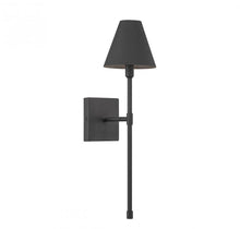 Load image into Gallery viewer, Jefferson 1-Light Wall Sconce in Matte Black