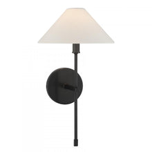 Load image into Gallery viewer, Avon 1-Light Wall Sconce in Black Tourmaline