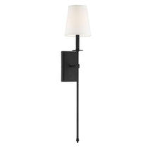 Load image into Gallery viewer, Monroe 1-Light Wall Sconce in Matte Black