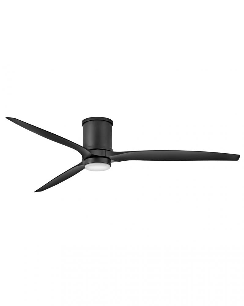 Hover Flush 72" LED Smart Fan - Black