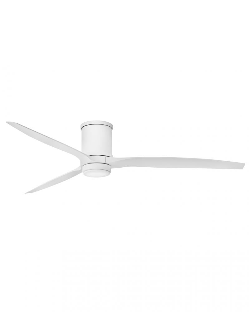 Hover Flush 72" LED Smart Fan - White