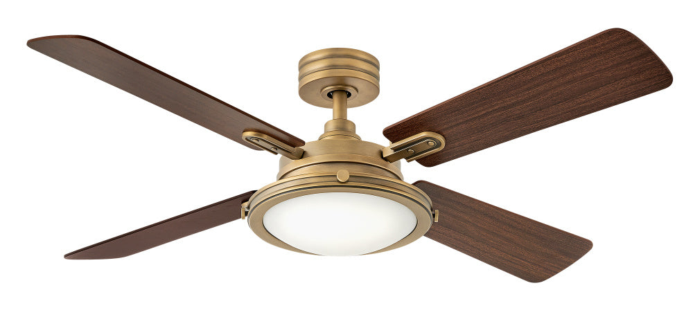 Collier 54" LED Smart Fan - Brass