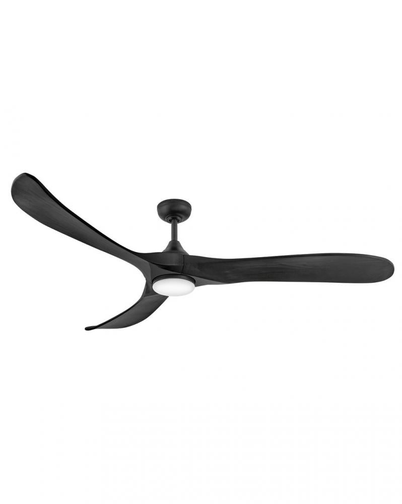Swell Illuminated 72" LED Smart Fan - Black