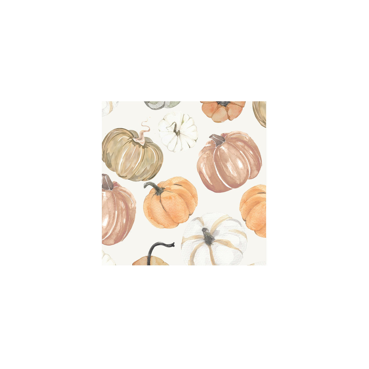 Neutral Pumpkin 20PK Cocktail Napkin