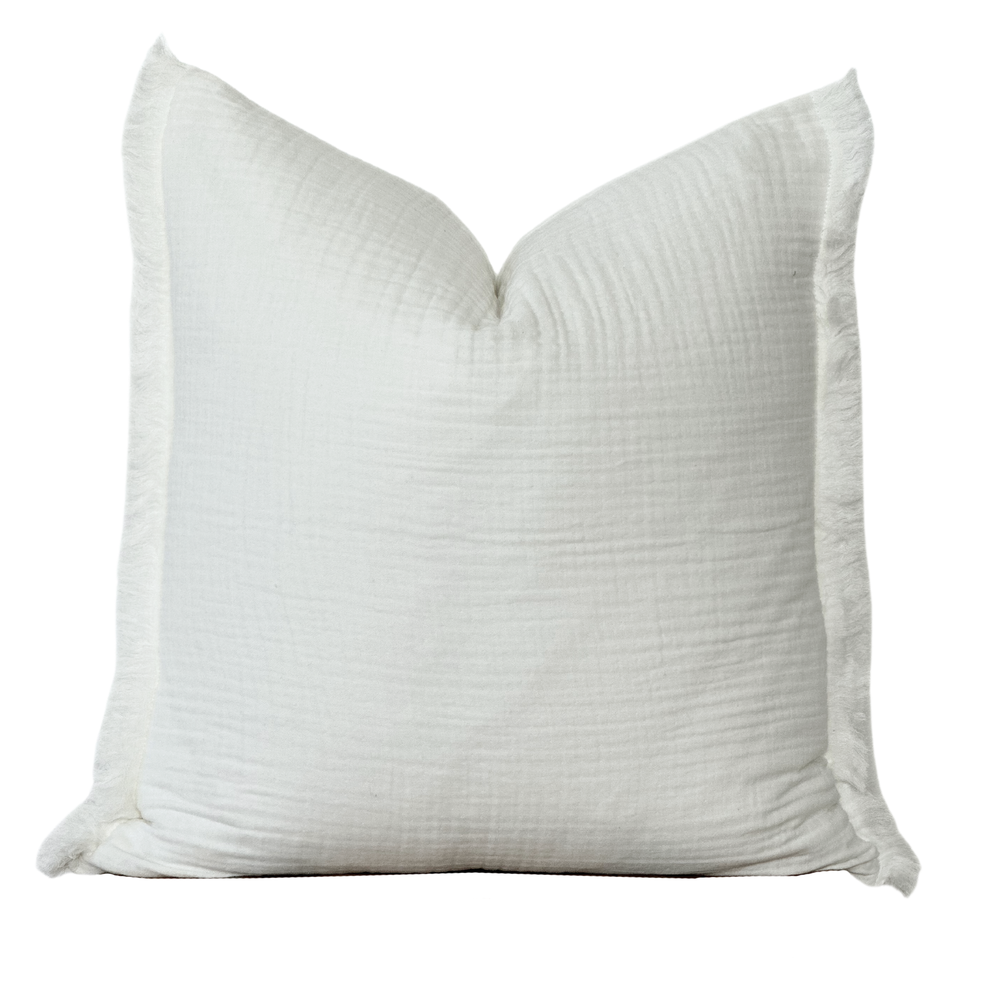 Gauze Fringe Pillow Cover