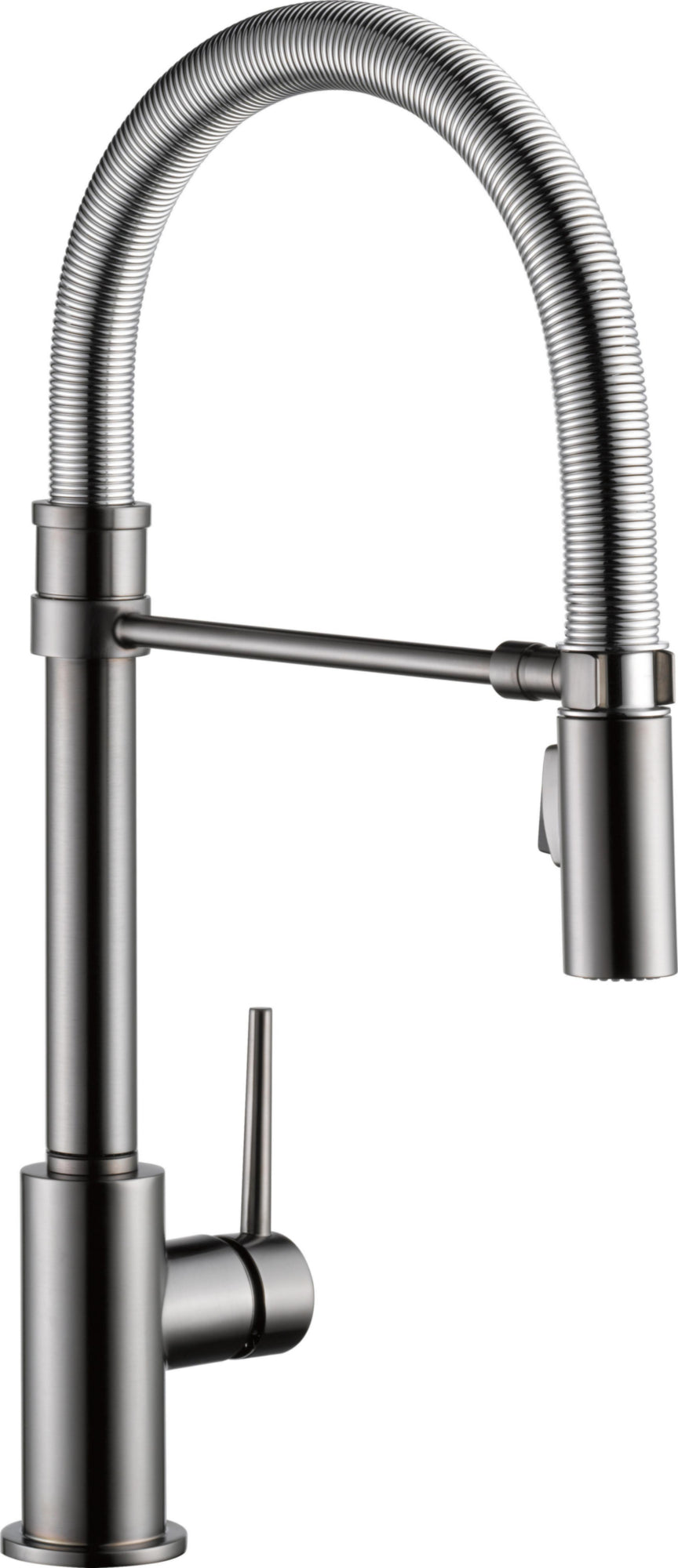 SINGLE HANDLE PULL-DOWN KITCHEN FAUCET WITH SPRING SPOUT