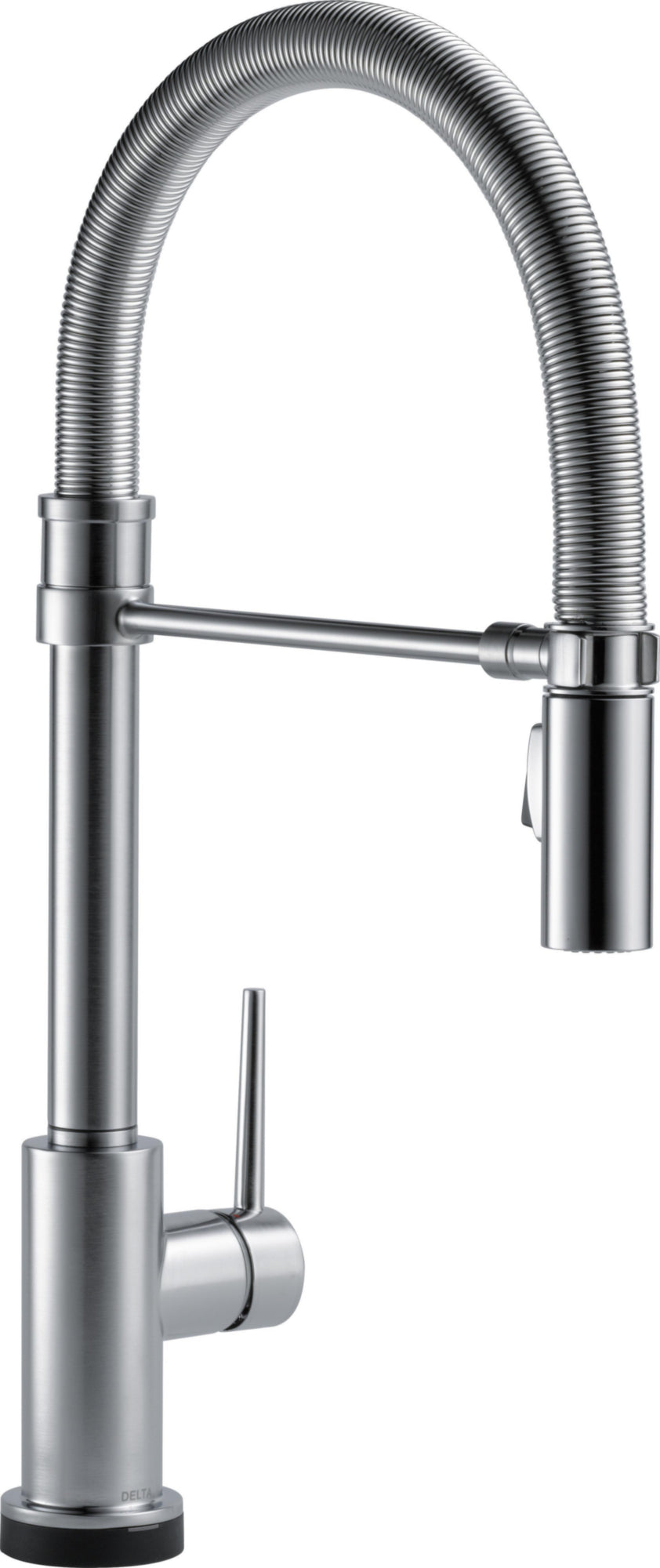 SINGLE HANDLE PULL-DOWN KITCHEN FAUCET WITH SPRING SPOUT WIT