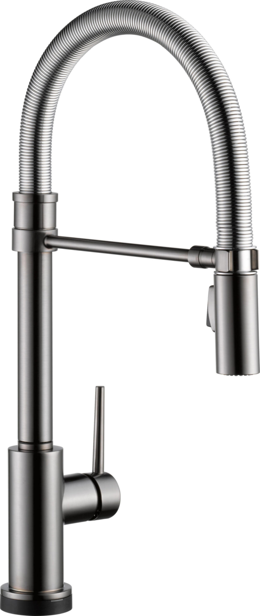 SINGLE HANDLE PULL-DOWN KITCHEN FAUCET WITH SPRING SPOUT WIT