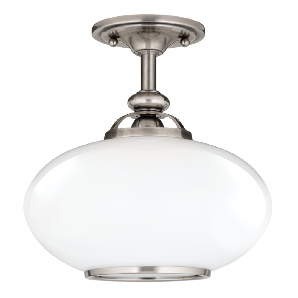1 LIGHT SEMI FLUSH