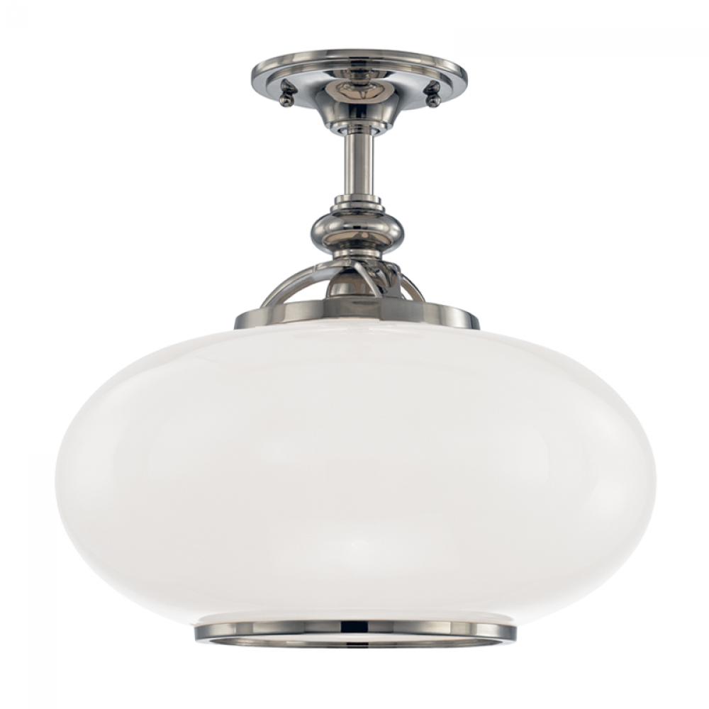 1 LIGHT SEMI FLUSH