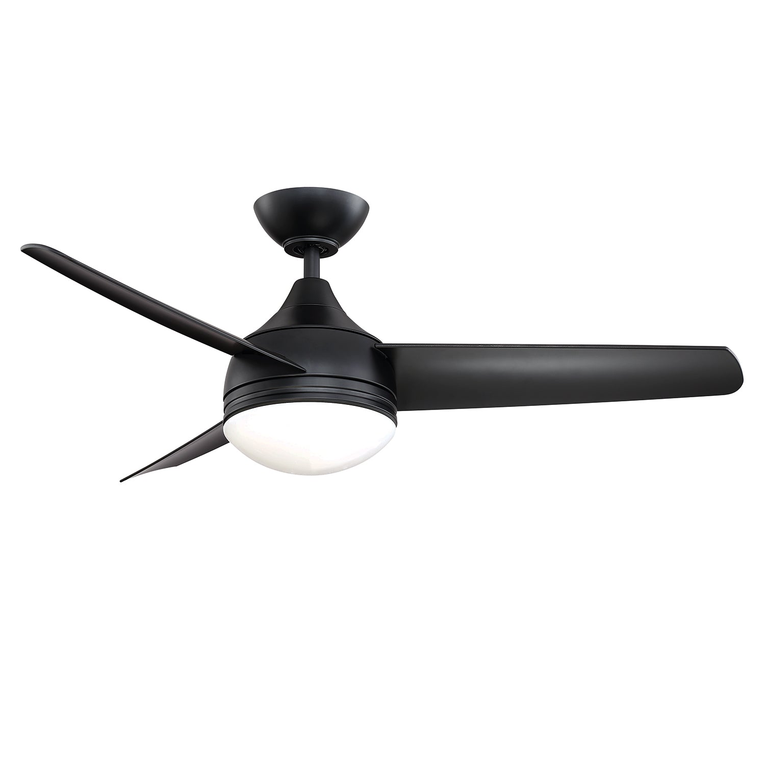 Moderno 42 in. Black LED Ceiling Fan - Black