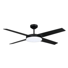 Load image into Gallery viewer, LOPRO 52 in. Black DC motor Ceiling Fan - Black with Black blades