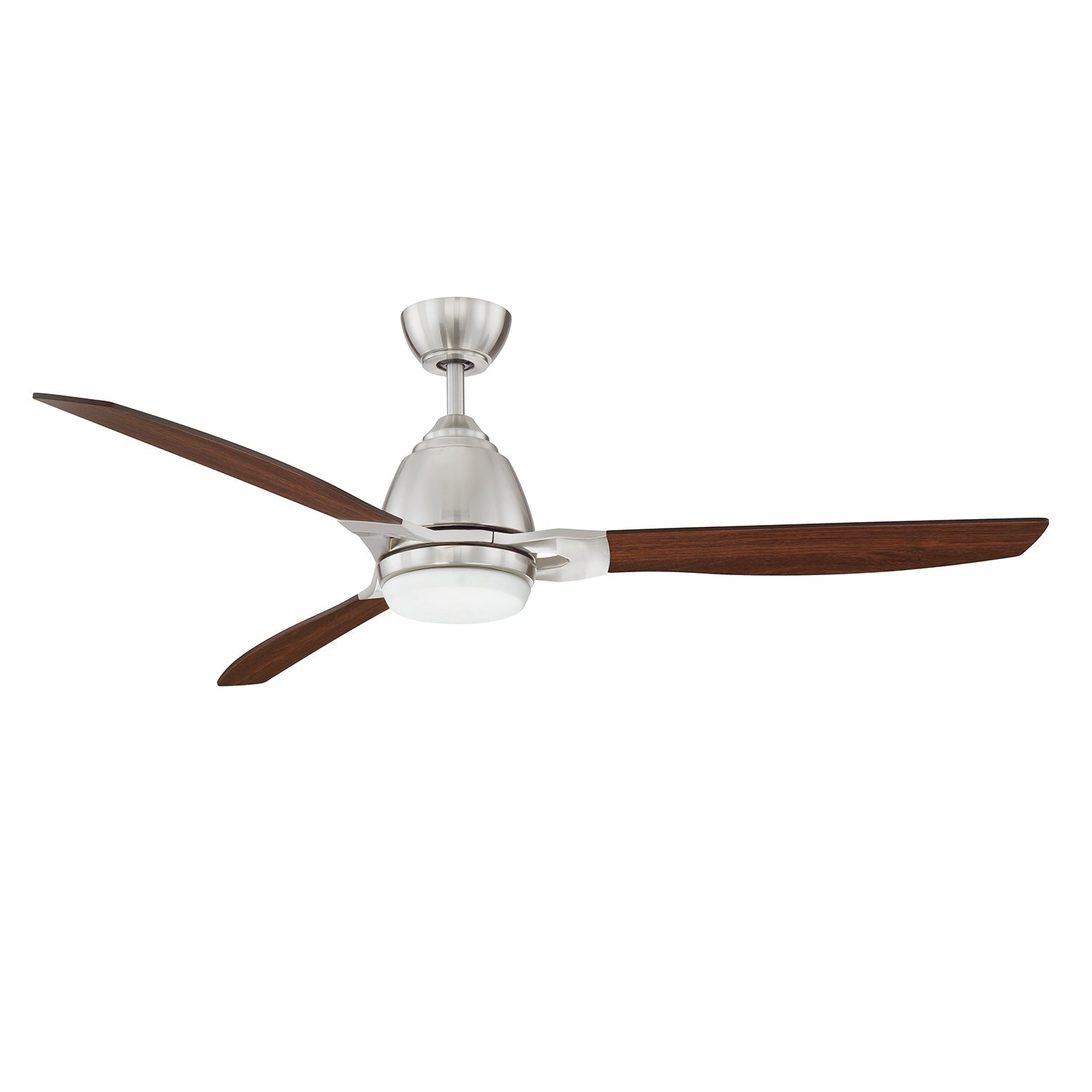 ERIS 52 in. LED Satin Nickel Ceiling Fan - Default Title