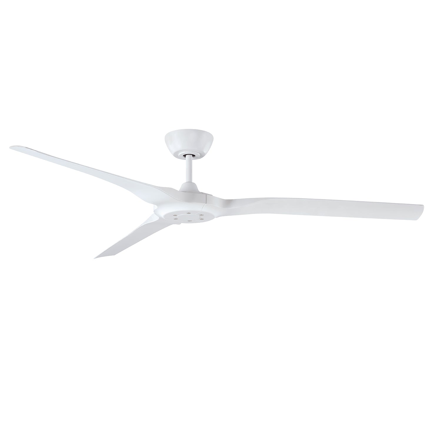 RADICAL 60 in. Black DC Motor Ceiling Fan - White