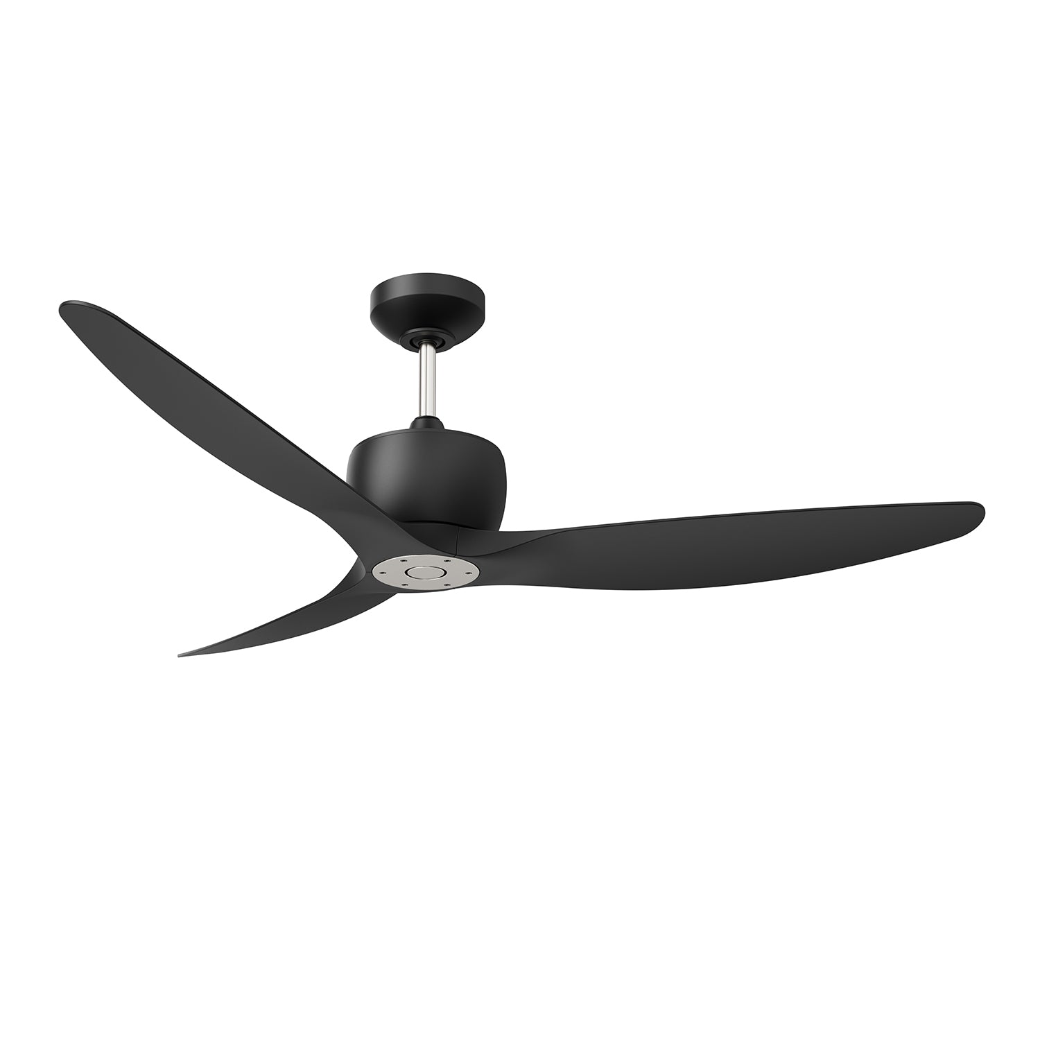 ELEMONT 52 in. Matte Black Ceiling Fan - Matte Black