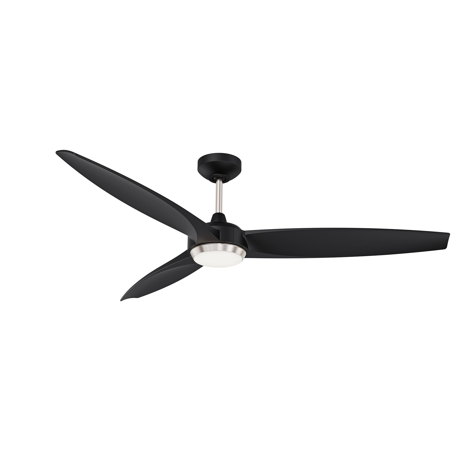 STELTRA 56 in. Matte Black Ceiling Fan - Black