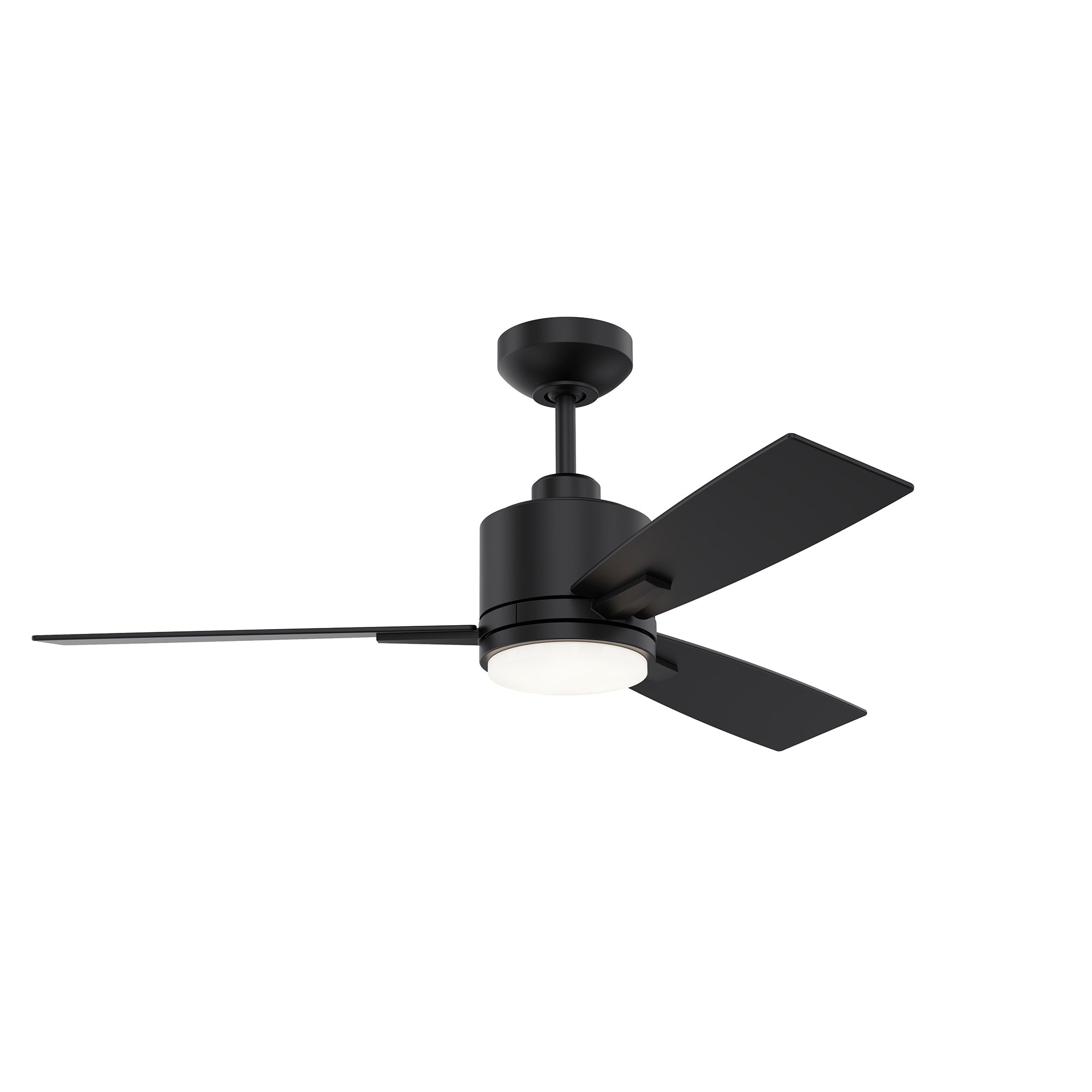NUVEL 42 in. Matte Black Ceiling Fan - Black